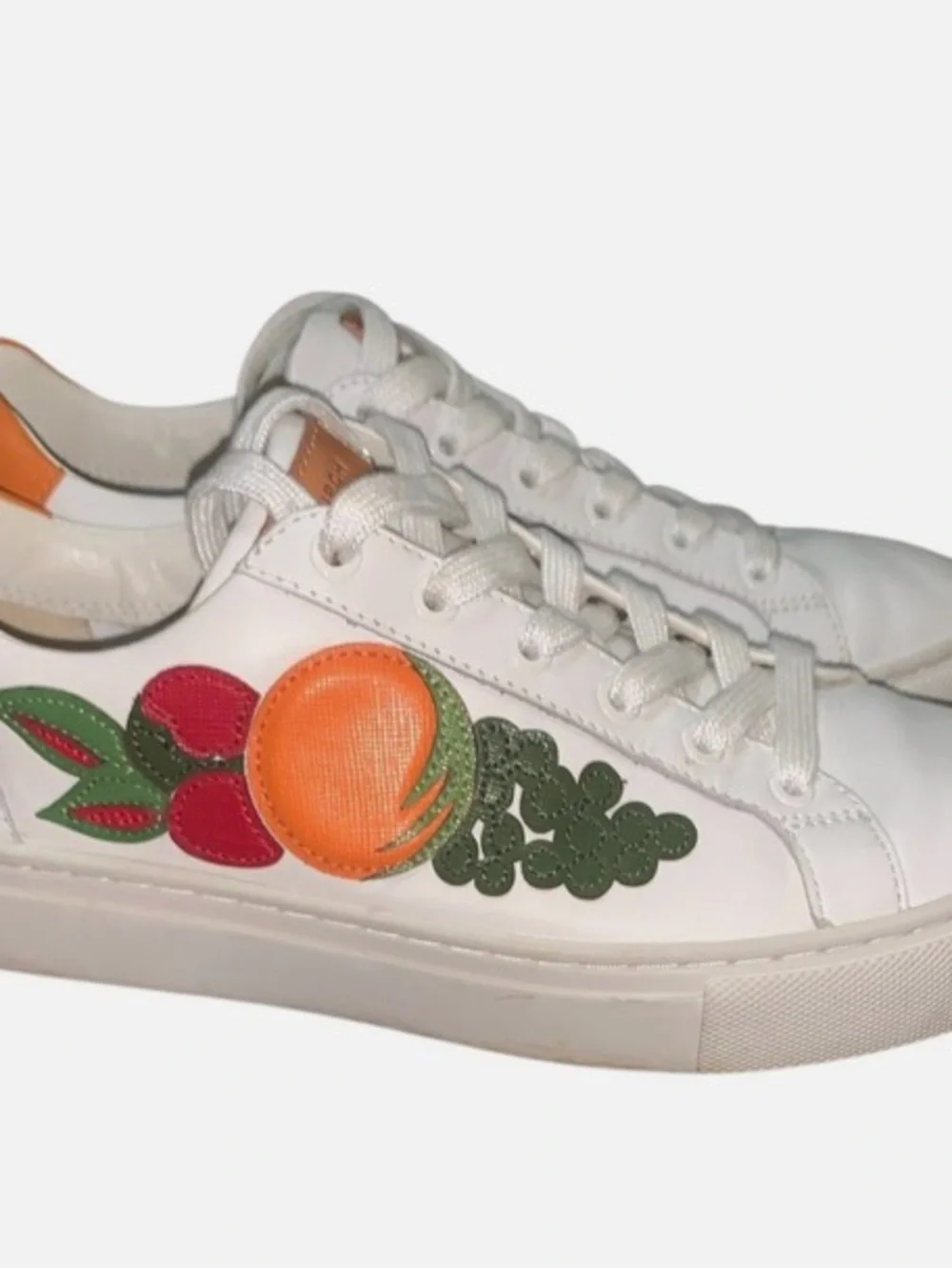 Tory Burch Leather Fruit basket sneakers size 7.5 M